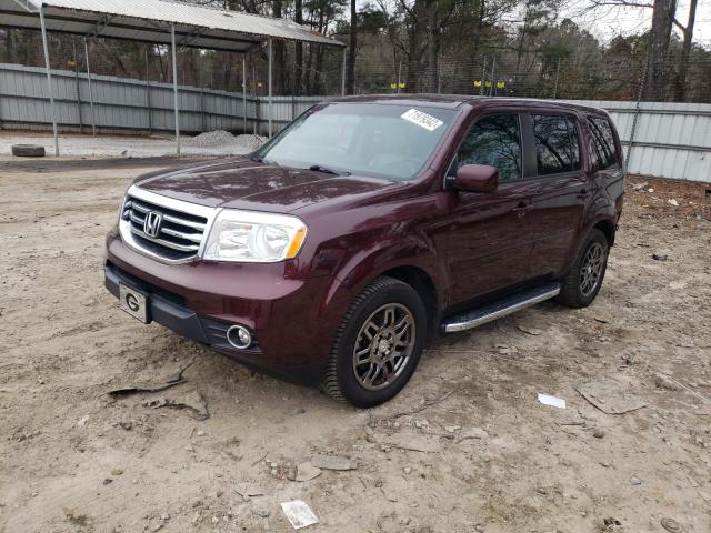 HONDA PILOT EXL 2013 with VIN 5FNYF3H54DB044027 - Photo from auction