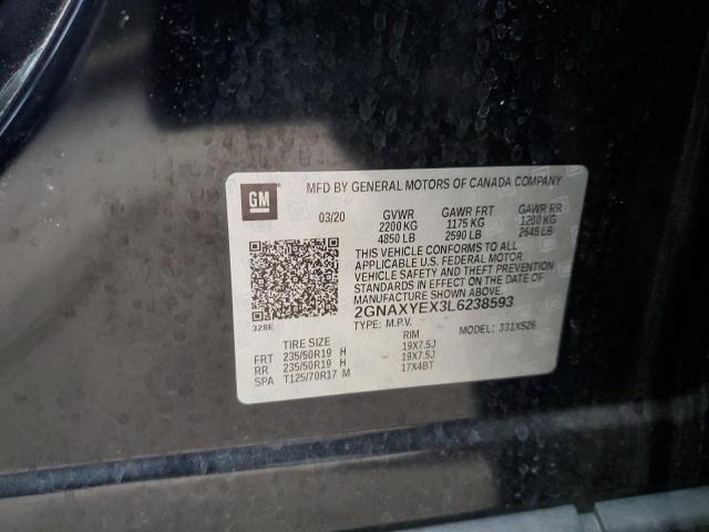 Photo 14 from auction – 2020 CHEVROLET EQUINOX PR with VIN 2GNAXYEX3L6238593