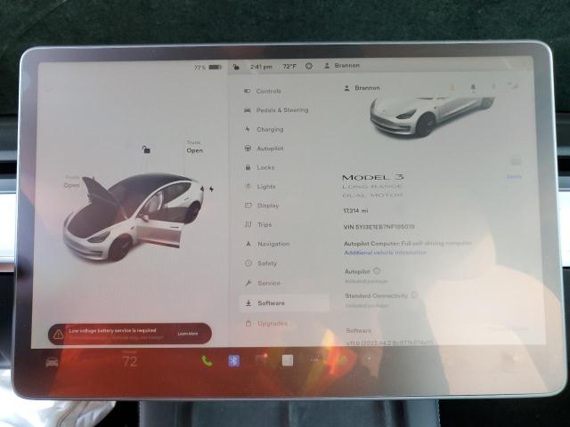 Photo 9 from auction – 2022 TESLA MODEL 3 with VIN 5YJ3E1EB7NF195019