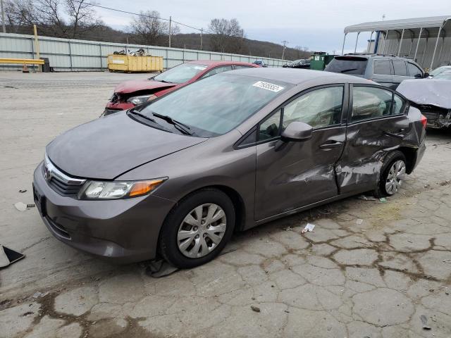 HONDA CIVIC LX 2012 with VIN 2HGFB2F59CH603050 - Photo from auction