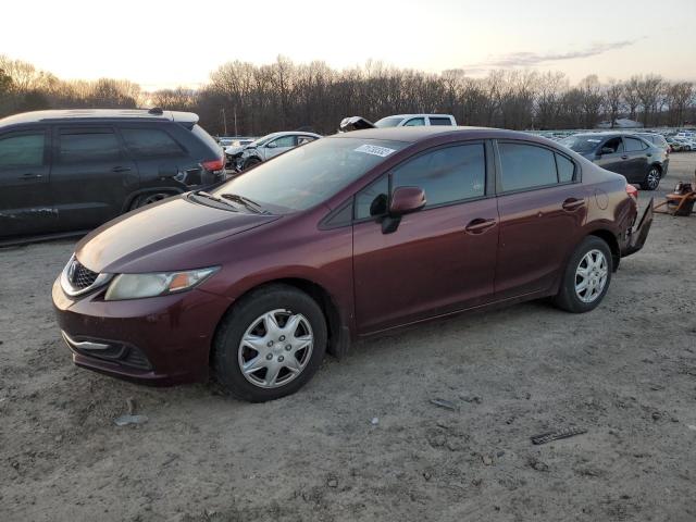 HONDA CIVIC LX 2013 with VIN 19XFB2F55DE050117 - Photo from auction