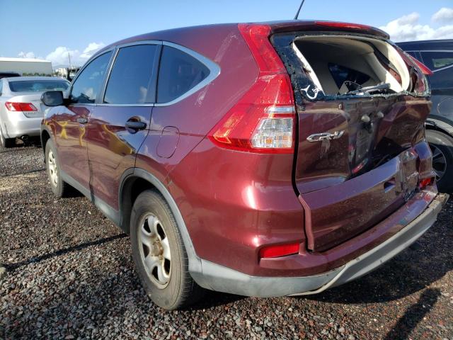 Photo 2 from auction – 2015 HONDA CR-V LX with VIN 2HKRM3H31FH503012