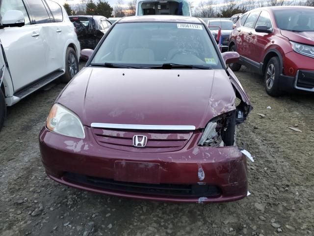 Photo 5 from auction – 2003 HONDA CIVIC EX with VIN 2HGES26713H530656