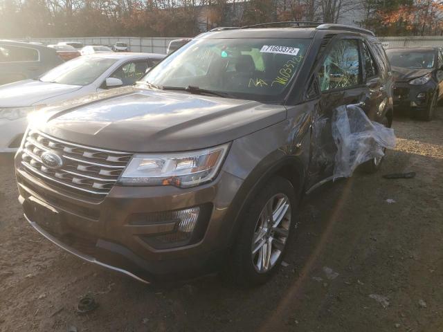 FORD EXPLORER L 2016 with VIN 1FM5K8F8XGGA43866 - Photo from auction