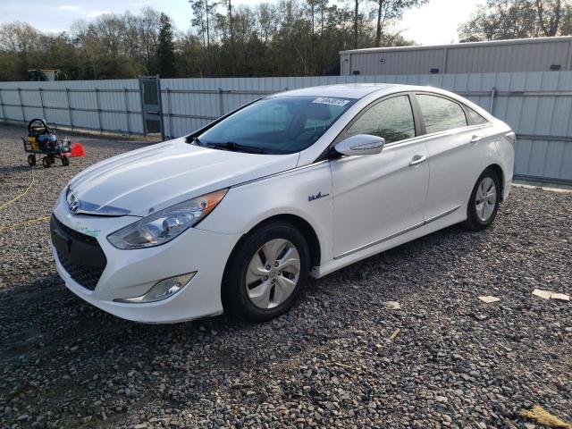 HYUNDAI SONATA HYB 2015 with VIN KMHEC4A49FA128516 - Photo from auction