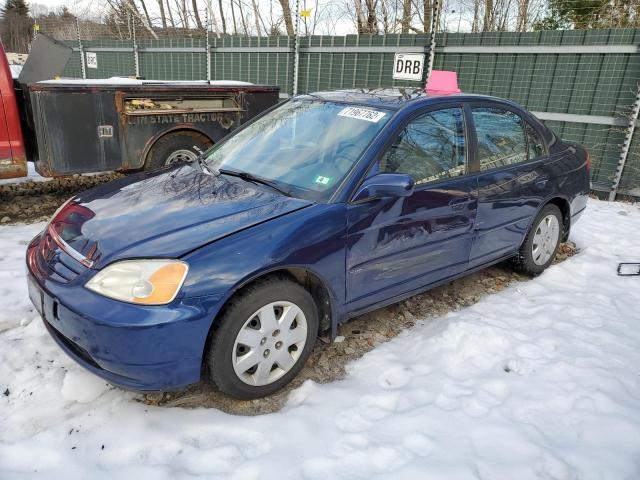Photo 1 from auction – 2001 HONDA CIVIC with VIN 2HGES267X1H550224