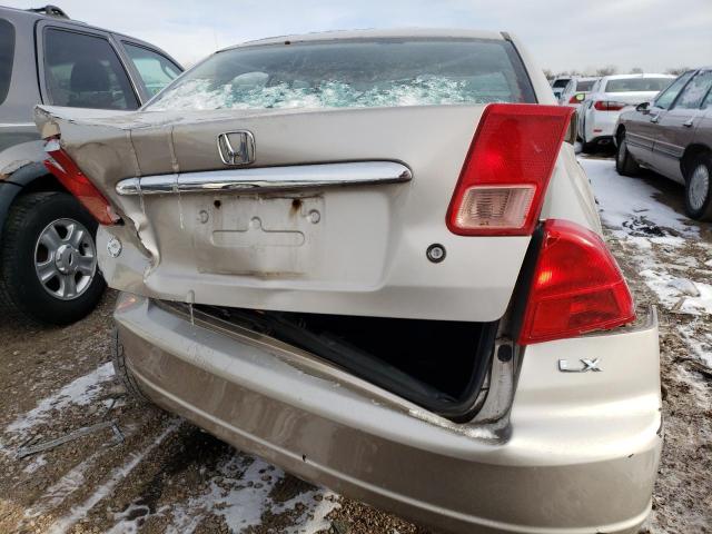 Photo 6 from auction – 2001 HONDA CIVIC LX with VIN 1HGES16551L075285