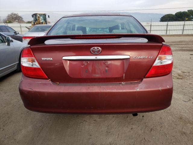 Photo 6 from auction – 2003 TOYOTA CAMRY LE with VIN 4T1BE32K43U118359