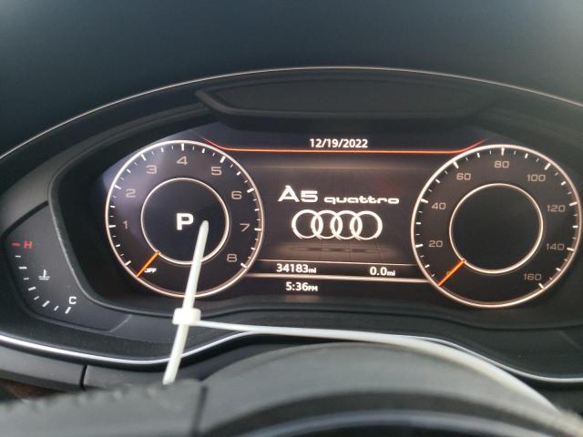 Photo 9 from auction – 2018 AUDI A5 with VIN WAUNNAF57JA022148