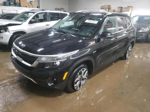KIA SELTOS EX 2021 with VIN KNDERCAA1M7163628 - Photo from auction
