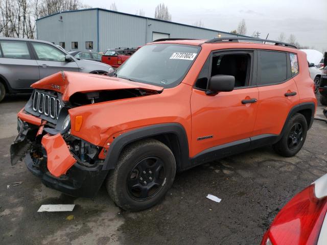 JEEP RENEGADE S 2016 with VIN ZACCJAAW6GPC53797 - Photo from auction