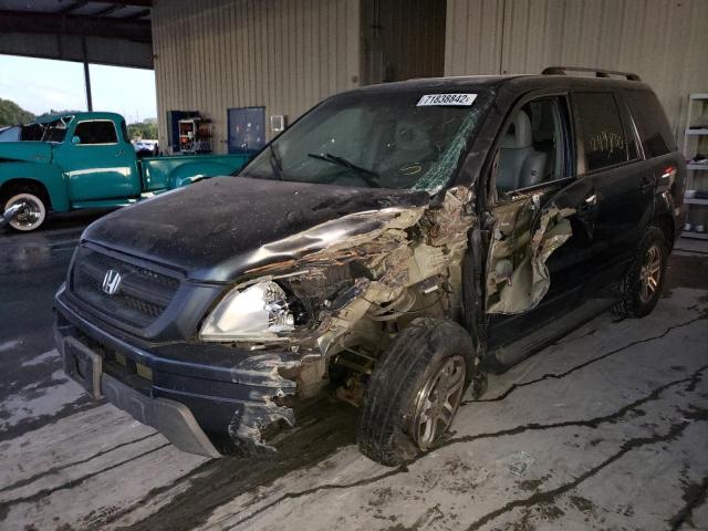 HONDA PILOT EXL 2005 with VIN 5FNYF18545B040498 - Photo from auction