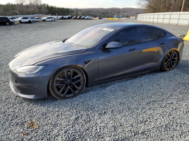 TESLA MODEL S 2022 with VIN 5YJSA1E57NF476089 - Photo from auction