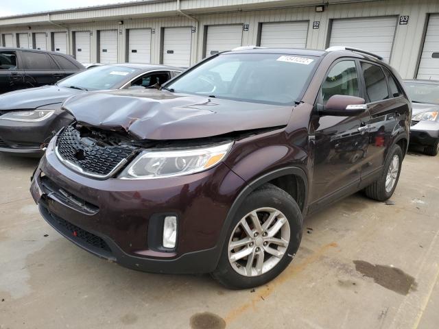 KIA SORENTO LX 2015 with VIN 5XYKT4A69FG656064 - Photo from auction