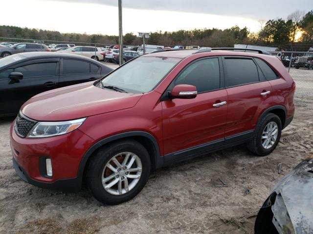 KIA SORENTO LX 2014 with VIN 5XYKT4A65EG460783 - Photo from auction