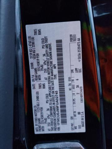 Photo 14 from auction – 2015 FORD ESCAPE TIT with VIN 1FMCU0J99FUA02745