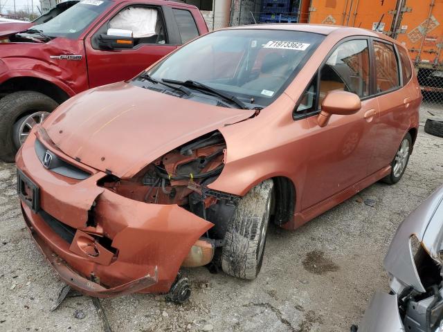 HONDA FIT S 2007 with VIN JHMGD38607S809850 - Photo from auction