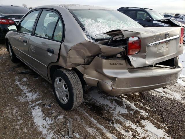 Photo 2 from auction – 2001 HONDA CIVIC LX with VIN 1HGES16551L075285