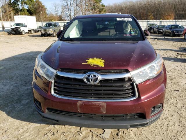 Photo 5 from auction – 2016 TOYOTA HIGHLANDER with VIN 5TDZARFH6GS019519