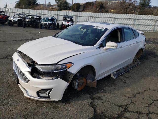 FORD FUSION TIT 2019 with VIN 3FA6P0K91KR115586 - Photo from auction