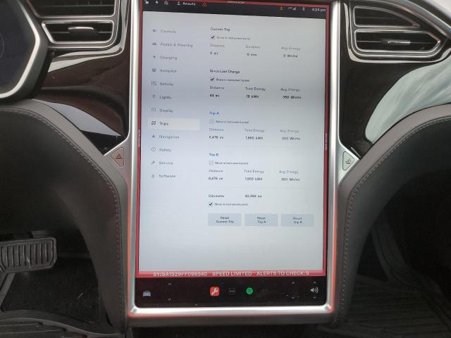 Photo 9 from auction – 2015 TESLA MODEL S 70 with VIN 5YJSA1S29FF096540