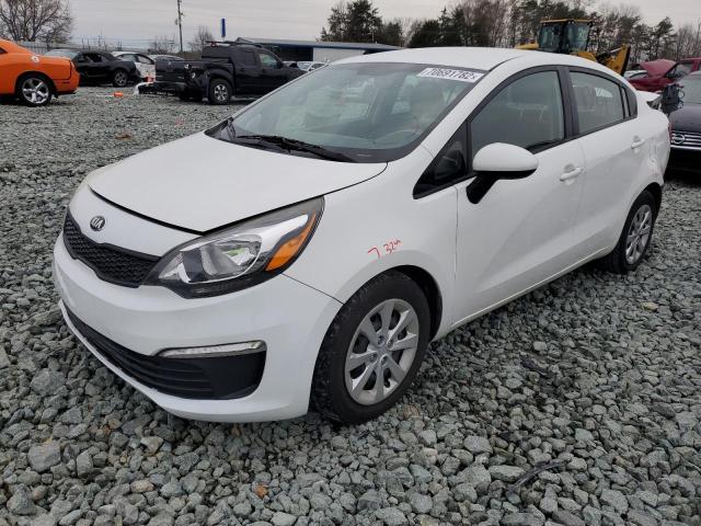 KIA RIO LX 2016 with VIN KNADM4A38G6657820 - Photo from auction