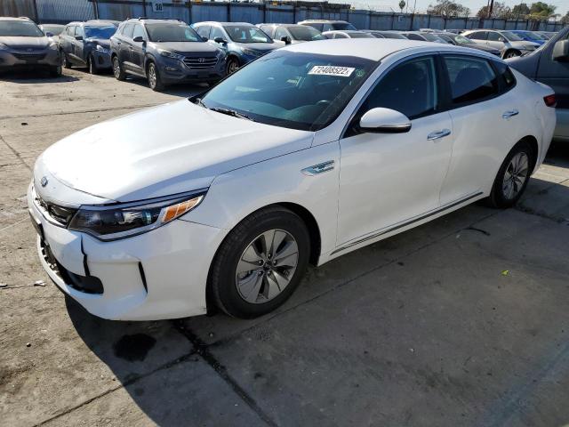 KIA OPTIMA HYB 2017 with VIN KNAGT4LE1H5017423 - Photo from auction