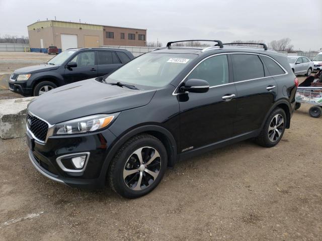 KIA SORENTO EX 2018 with VIN 5XYPHDA51JG361824 - Photo from auction