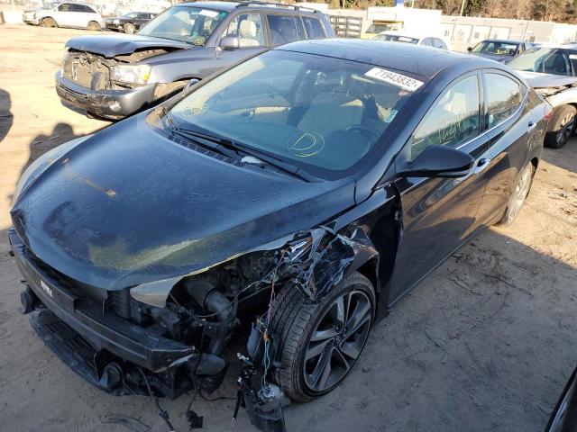 HYUNDAI ELANTRA SE 2014 with VIN KMHDH4AE9EU095035 - Photo from auction