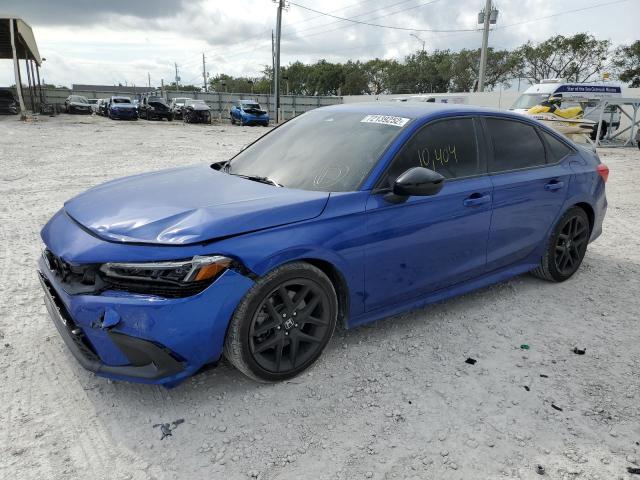 HONDA CIVIC SI 2022 with VIN 2HGFE1E53NH475653 - Photo from auction