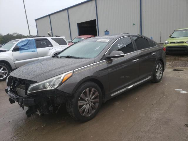 HYUNDAI SONATA SPO 2017 with VIN 5NPE34AF1HH449273 - Photo from auction