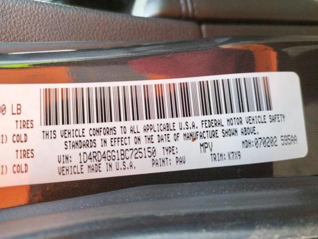 Photo 14 from auction – 2011 DODGE DURANGO CR with VIN 1D4RD4GG1BC725150