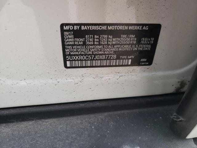 Photo 14 from auction – 2018 BMW X5 XDRIVE3 with VIN 5UXKR0C57J0X87728