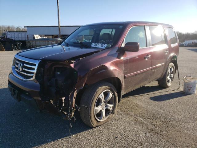 HONDA PILOT EXL 2015 with VIN 5FNYF4H50FB037794 - Photo from auction