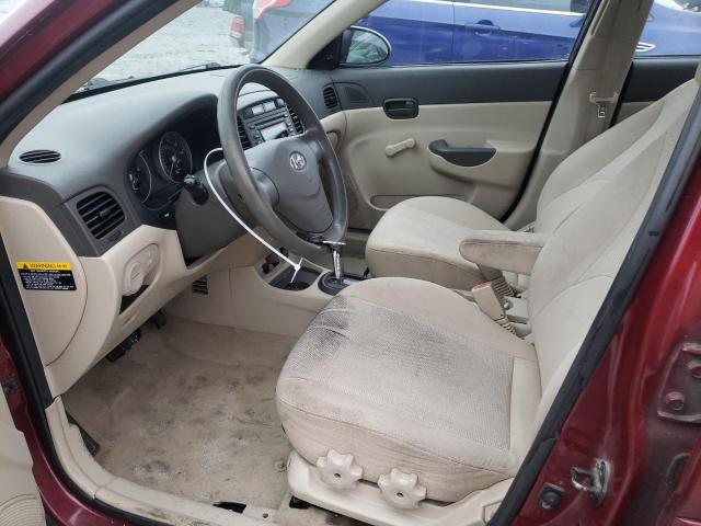 Photo 7 from auction – 2007 HYUNDAI ACCENT GLS with VIN KMHCN46C07U094483