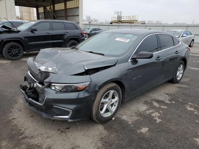 CHEVROLET MALIBU LS 2017 with VIN 1G1ZB5ST2HF166141 - Photo from auction