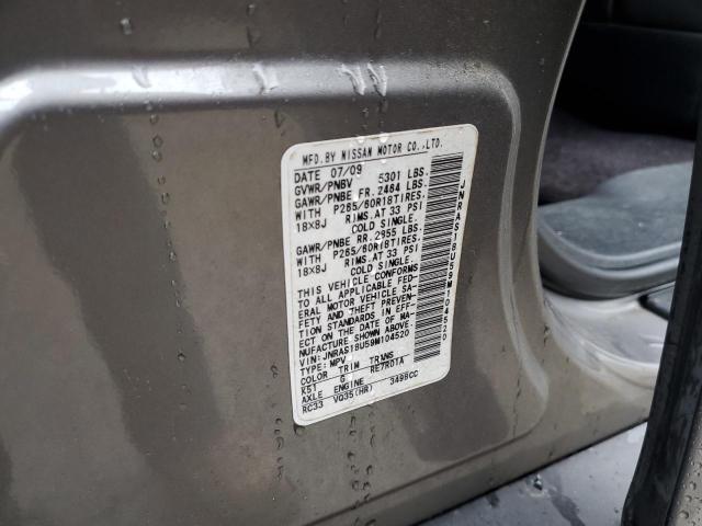 Photo 14 from auction – 2009 INFINITI FX35 with VIN JNRAS18U59M104520