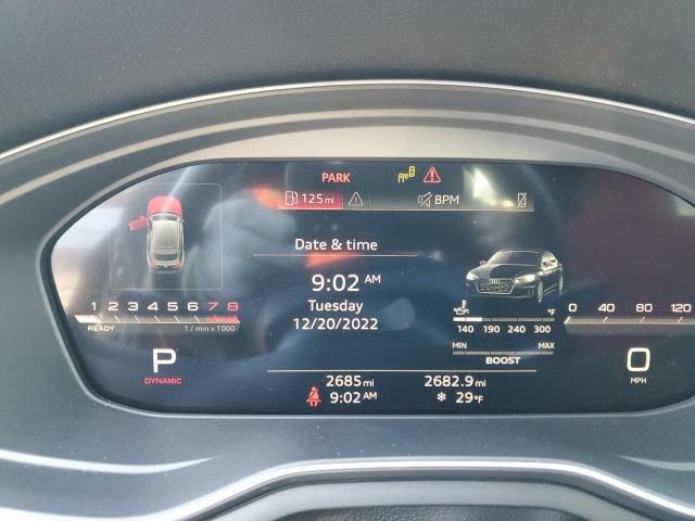 Photo 9 from auction – 2022 AUDI S5 PREMIUM with VIN WAUC4CF58NA039116