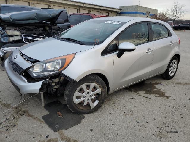 KIA RIO LX 2013 with VIN KNADM5A36D6307670 - Photo from auction