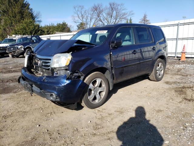 HONDA PILOT EX 2013 with VIN 5FNYF4H42DB039471 - Photo from auction