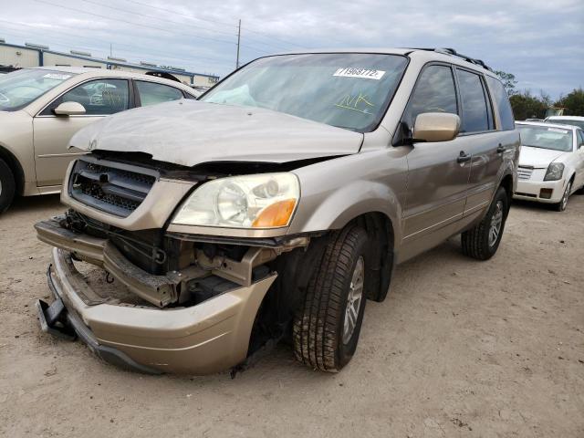HONDA PILOT EXL 2003 with VIN 2HKYF18583H613658 - Photo from auction