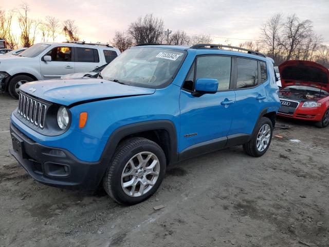 JEEP RENEGADE L 2015 with VIN ZACCJBBTXFPB40265 - Photo from auction