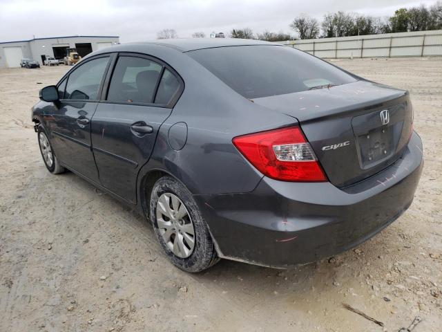 Photo 2 from auction – 2012 HONDA CIVIC LX with VIN 2HGFB2F56CH302493