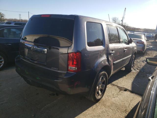 Photo 3 from auction – 2014 HONDA PILOT LX with VIN 5FNYF4H27EB040261