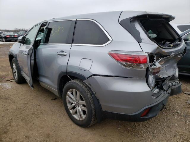 Photo 2 from auction – 2016 TOYOTA HIGHLANDER with VIN 5TDBKRFH5GS336173