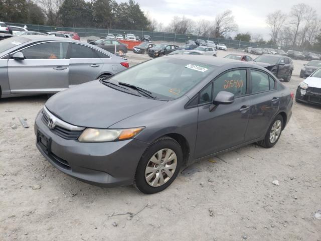 HONDA CIVIC LX 2012 with VIN 19XFB2F50CE321731 - Photo from auction