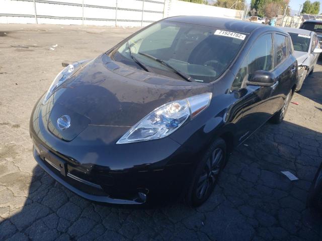 NISSAN LEAF S 2015 with VIN 1N4AZ0CP0FC318684 - Photo from auction