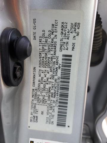 Photo 14 from auction – 2005 TOYOTA 4RUNNER SR with VIN JTEBU14R450065190