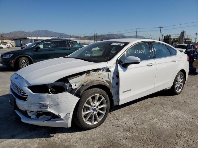 FORD FUSION SE 2017 with VIN 3FA6P0LU7HR242290 - Photo from auction