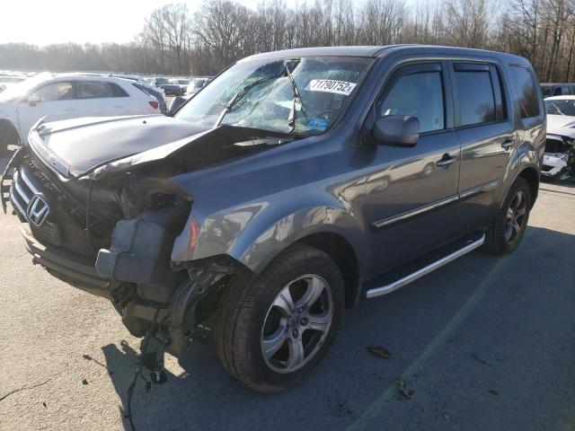 HONDA PILOT EXL 2012 with VIN 5FNYF4H54CB019990 - Photo from auction